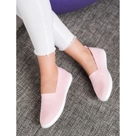 Via Giulia  Różowe Slipony 1