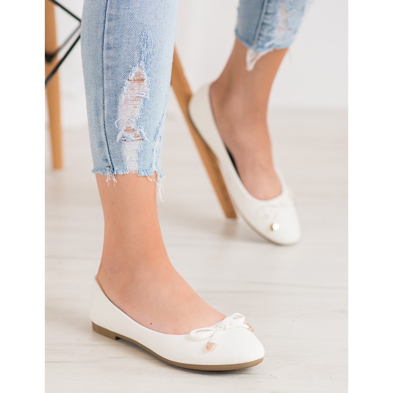 Diamantique Klasyczne Białe Baleriny 1