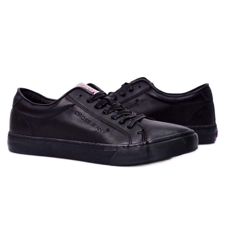 Trampki Męskie Cross Jeans Czarne FF1R4034C 3