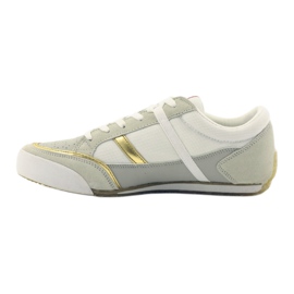 Buty Sportowe złote Sprandi 8042 beżowy białe szare 3