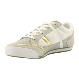 Buty Sportowe złote Sprandi 8042 beżowy białe szare 2