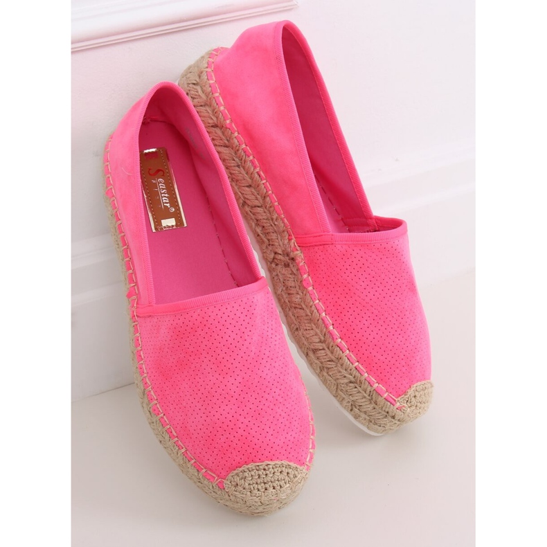 Espadryle damskie różowe JH90P Flu Fuchsia 2