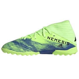 Buty piłkarskie adidas Nemziz 19.3 Tf Jr FV4006 zielone wielokolorowe 1