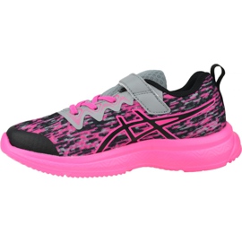 Buty Asics Soulyte Ps Jr 1014A098-021 czarne różowe zielone 1
