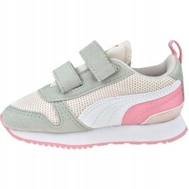 Buty Puma R78 V Infants 373618 04 białe różowe 1