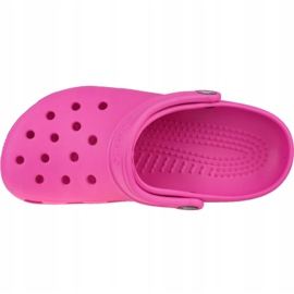 Klapki Crocs Classic W 10001-6QQ różowe 2