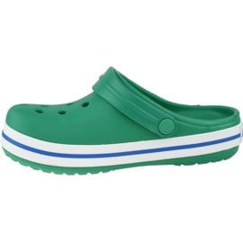 Klapki Crocs Crocband Clog K Jr 204537-3TV szare zielone 1