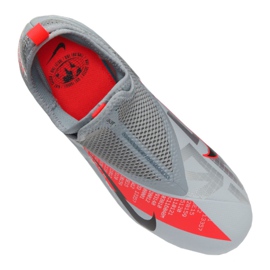 Buty piłkarskie Nike Phantom Vsn 2 Academy Df Mg Jr CD4059-906 szare wielokolorowe 3
