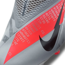 Buty piłkarskie Nike Phantom Vsn 2 Academy Df Mg Jr CD4059-906 szare wielokolorowe 6