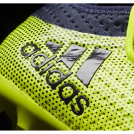 Buty piłkarskie adidas X 17.1 Jr S82297 wielokolorowe zielone 3