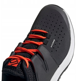 Buty trekkingowe adidas Access Leather M BC0878 czarne pomarańczowe 3