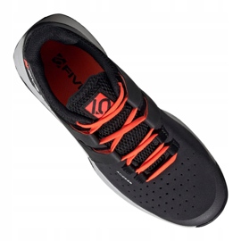 Buty trekkingowe adidas Access Leather M BC0878 czarne pomarańczowe 5