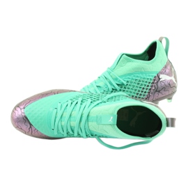 Buty piłkarskie Puma Future 2.3 Netfit Fg Ag Color Shift M 104832 01 zielone 2