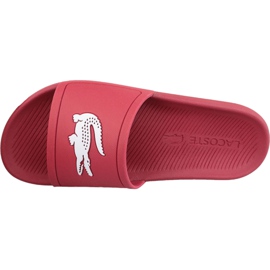 Klapki Lacoste Croco Slide 119 1 M 737CMA001817K białe czerwone 2