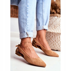 Lu Boo Baleriny W Szpic Zamsz Camel Better brązowe 1