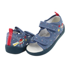 American Club American sandałki buty dziecięce wkładka skórzana TEN28 czerwone niebieskie żółte 3