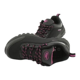 Buty sportowe softshell wodoodporne American Club HL05 czarne różowe 3