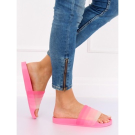 Klapki damskie różowe K-9183 Fuchsia 1