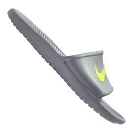 Klapki Nike Kawa Shower M 832528-003 szare zielone 5