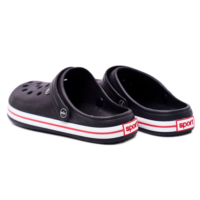 Męskie Klapki Na Basen Kroksy Pasipheme Czarne 3