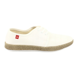 Trampki espadryle Big star FF276043 białe 3