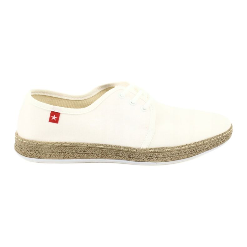 Trampki espadryle Big star FF276043 białe 3
