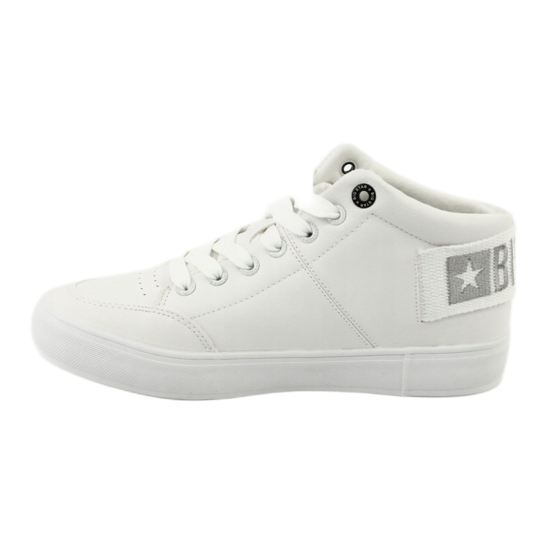 Wysokie Trampki Big Star EE274352 białe szare 2