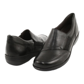 Caprice półbuty wsuwane buty damskie teg.H czarne 3