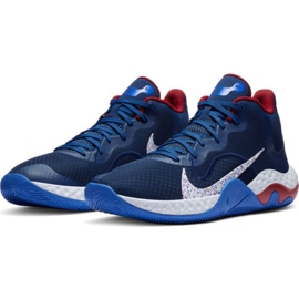 Buty koszykarskie Nike Renew Elevate M CK2669 400 niebieskie wielokolorowe 1