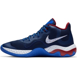 Buty koszykarskie Nike Renew Elevate M CK2669 400 niebieskie wielokolorowe 3