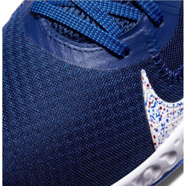Buty koszykarskie Nike Renew Elevate M CK2669 400 niebieskie wielokolorowe 4
