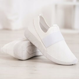 Wsuwane Buty Sportowe białe 4