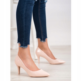 Gogo Czółenka Z Eko Skóry brązowe 1