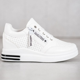 SHELOVET Białe Sneakersy Evolutions 4