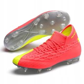 Buty piłkarskie Puma Future 5.2 Netfit Osg Evo FG/AG M 106007-01 wielokolorowe żółte 2