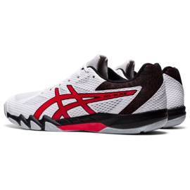 Buty do squasha Asics Gel Blade 7 M 1071A029-101 białe czerwone 2