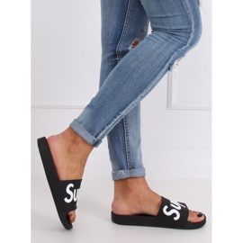 Klapki damskie czarne CK110 Black 2