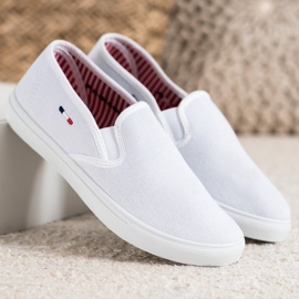 SHELOVET Białe Trampki Tekstylne 1