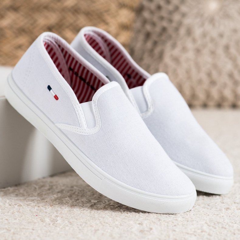 SHELOVET Białe Trampki Tekstylne 1