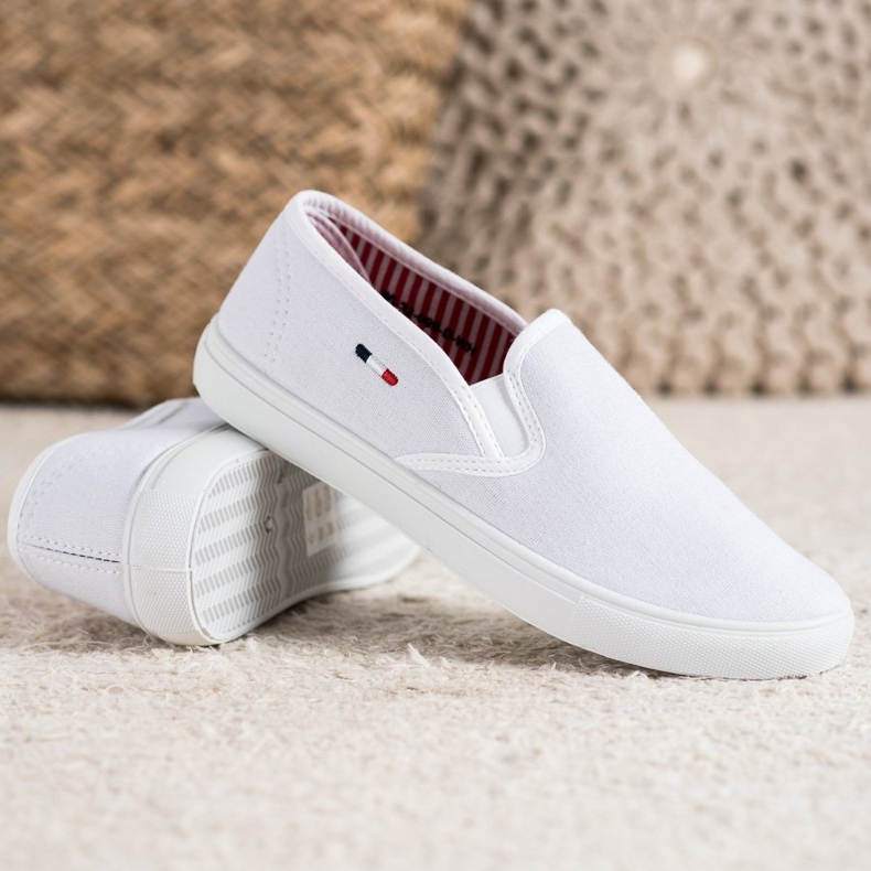 SHELOVET Białe Trampki Tekstylne 2