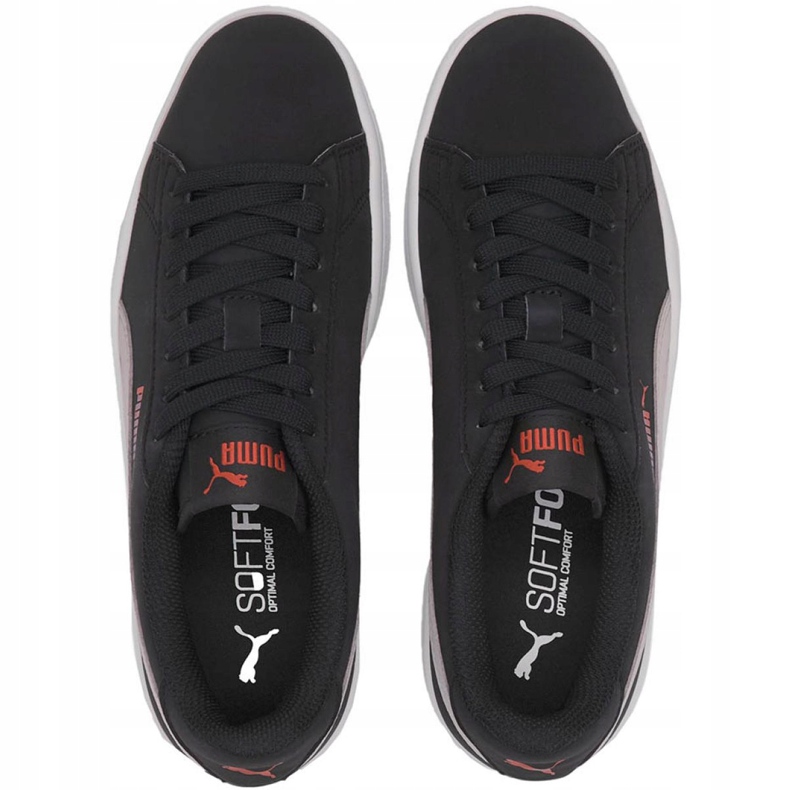 Buty Puma Smash v2 Buck Jr 365182 19 czarne 1