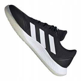 Buty halowe adidas ForceBounce M FU8392 szary/srebrny, biały, czarny czarne 1