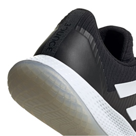 Buty halowe adidas ForceBounce M FU8392 szary/srebrny, biały, czarny czarne 5