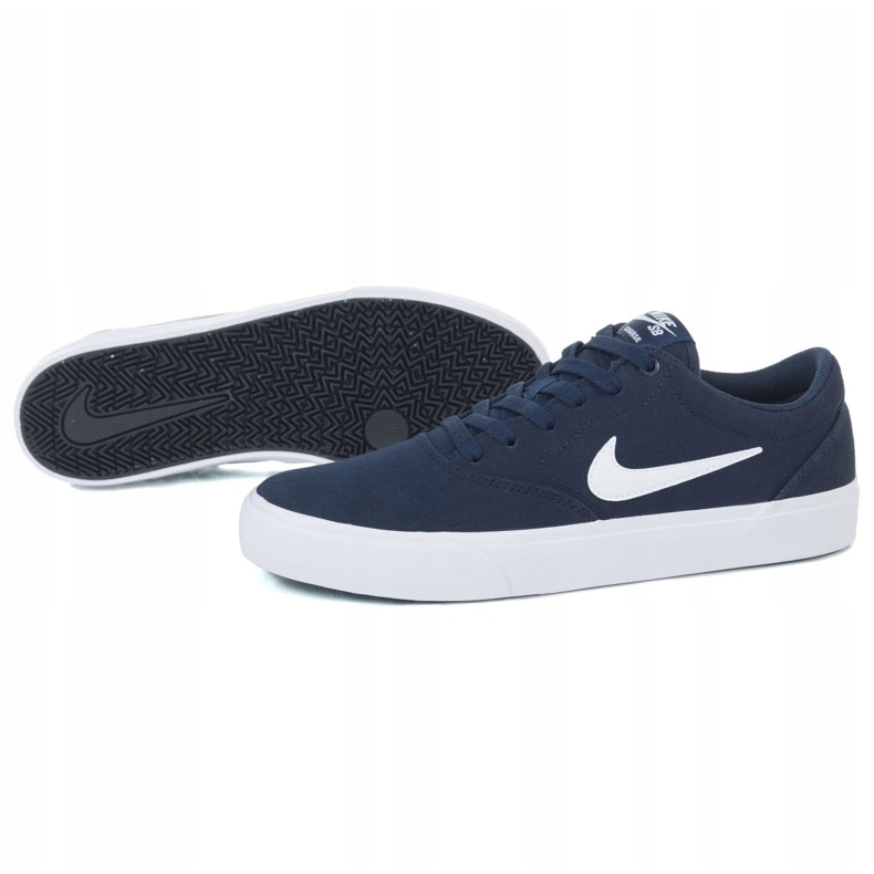 Buty Nike Sb Charge Slr M CD6279-400 białe granatowe 1