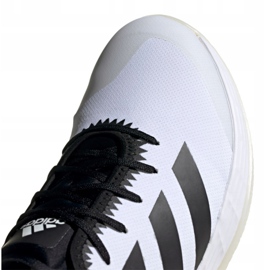 Buty halowe adidas Adizero FastCourt M FU8386 białe wielokolorowe 5