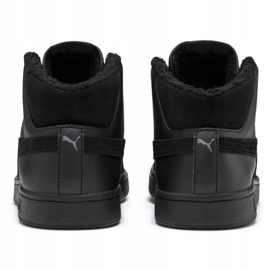 Buty Puma Smash v2 Mid Wtr M 367338 03 czarne żółte 2