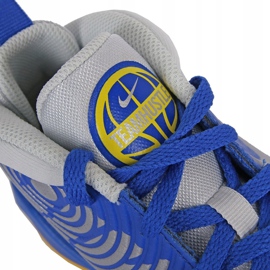 Buty do koszykówki Nike Team Hustle D 9 Jr AQ4224-404 niebieskie wielokolorowe 4