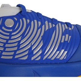 Buty do koszykówki Nike Team Hustle D 9 Jr AQ4224-404 niebieskie wielokolorowe 5