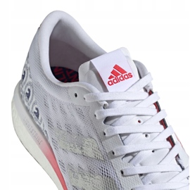 Buty biegowe adidas Adizero Boston 9 M FX8499 białe czerwone szare 2