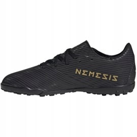 Buty piłkarskie adidas Nemeziz 19.4 Tf Jr EG3313 czarne czarne 2